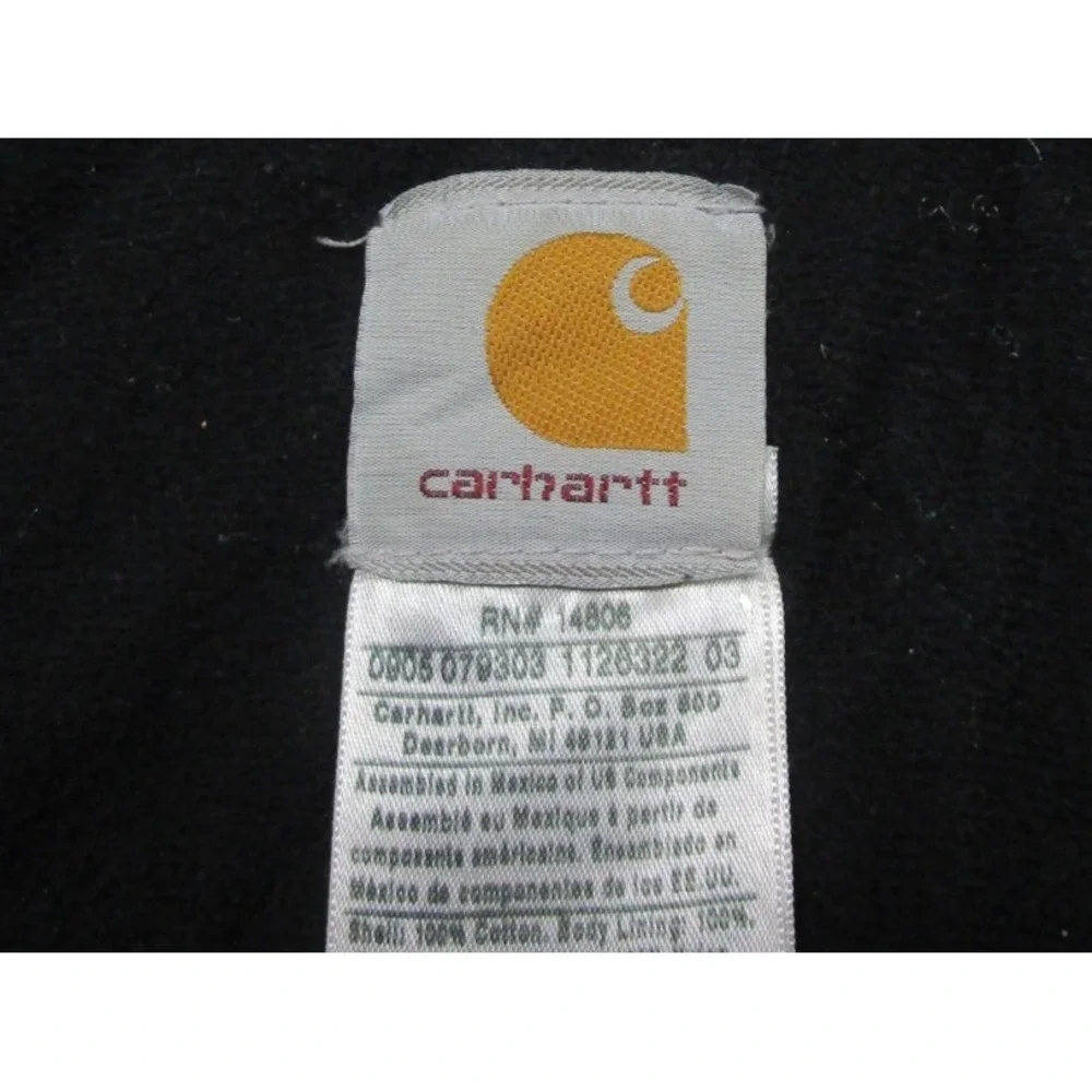 Carhartt Active Jacket Youth (S) Duck Canvas Workwear Quilted Liner YYJ130 MOS